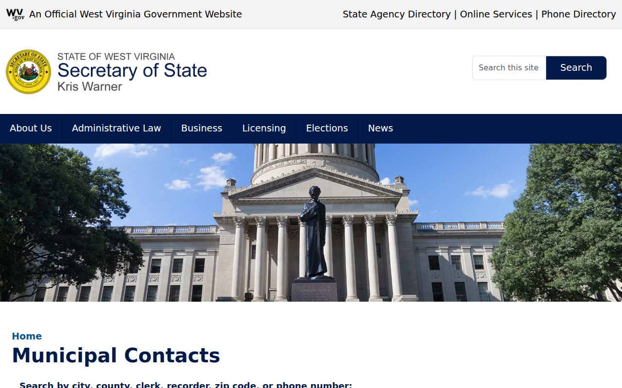 Clay docket search municipal contact fallback for Clay town