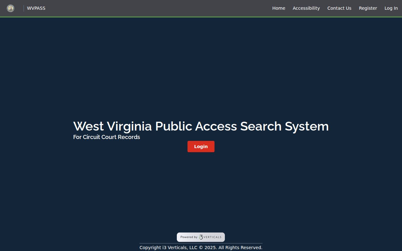 Clay County case lookup in the WVPASS public circuit system